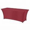 Tafelhoes bordeaux voor tafel 183 x 76 c